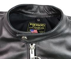 Vanson Comet PLU-3, Black Comp. Weight Cowhide, size 46