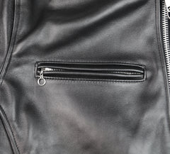 Vanson Comet PLU-3, Black Comp. Weight Cowhide, size 48