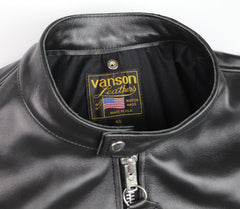 Vanson Comet PLU-3, Black Comp. Weight Cowhide, size 48