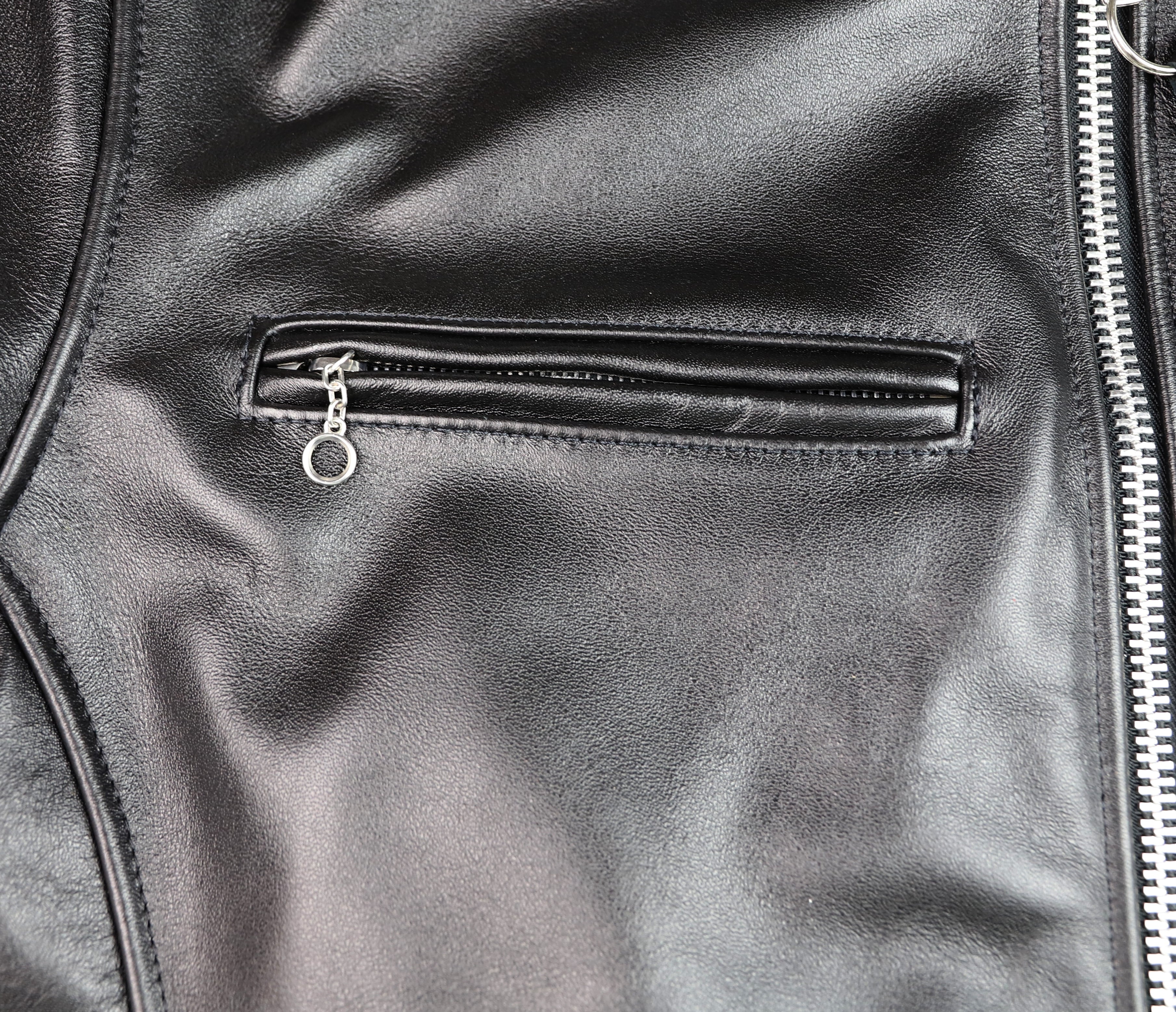 Vanson Comet PLU-3, Black Comp. Weight Cowhide, size 48