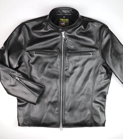 Vanson Comet PLU-3, Black Comp. Weight Cowhide, size 48