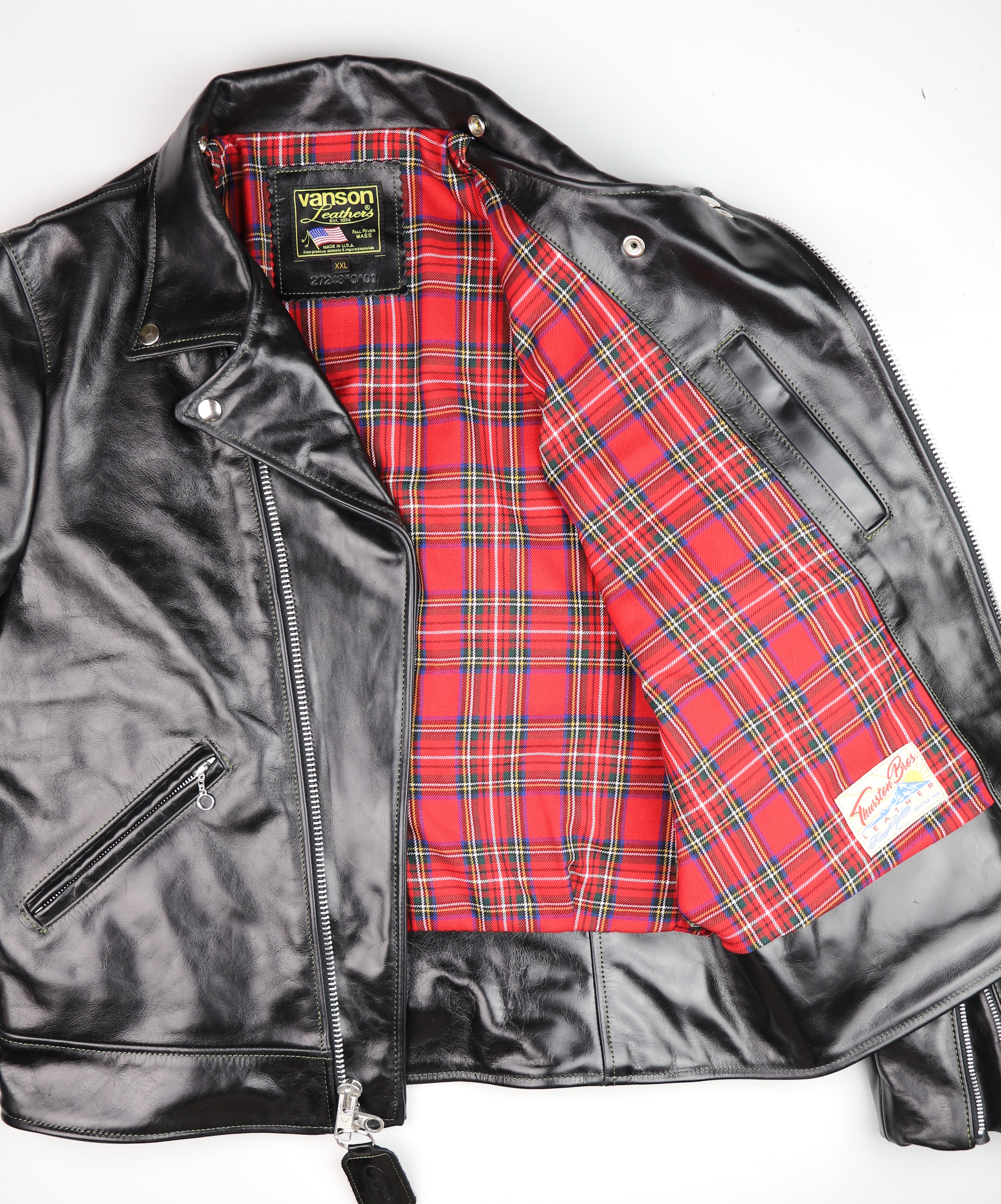 Vanson Daredevil, Black Bainbridge, size XXL (44)