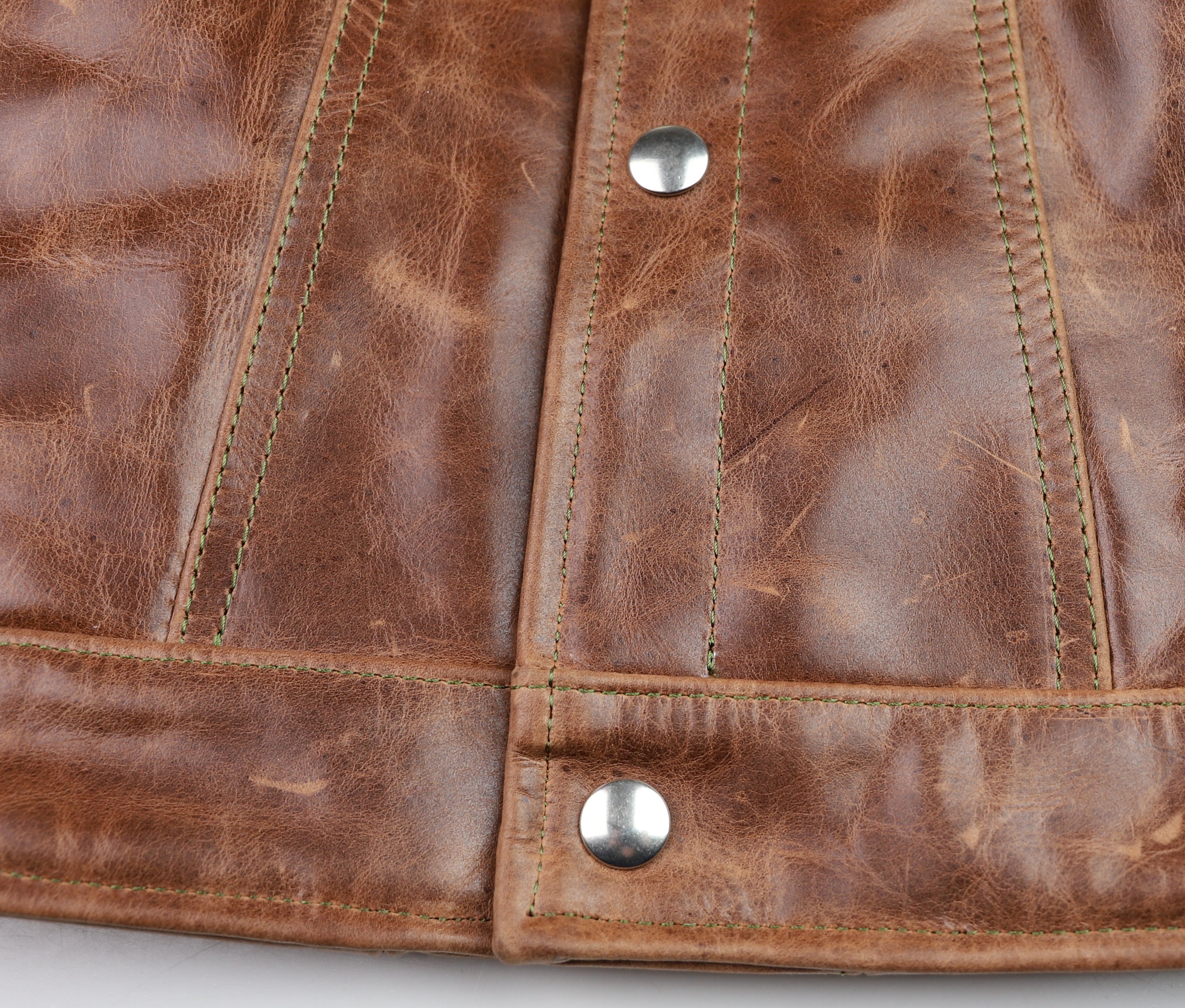 Vanson Maverick II, Whiskey Roma Cowhide, size 40