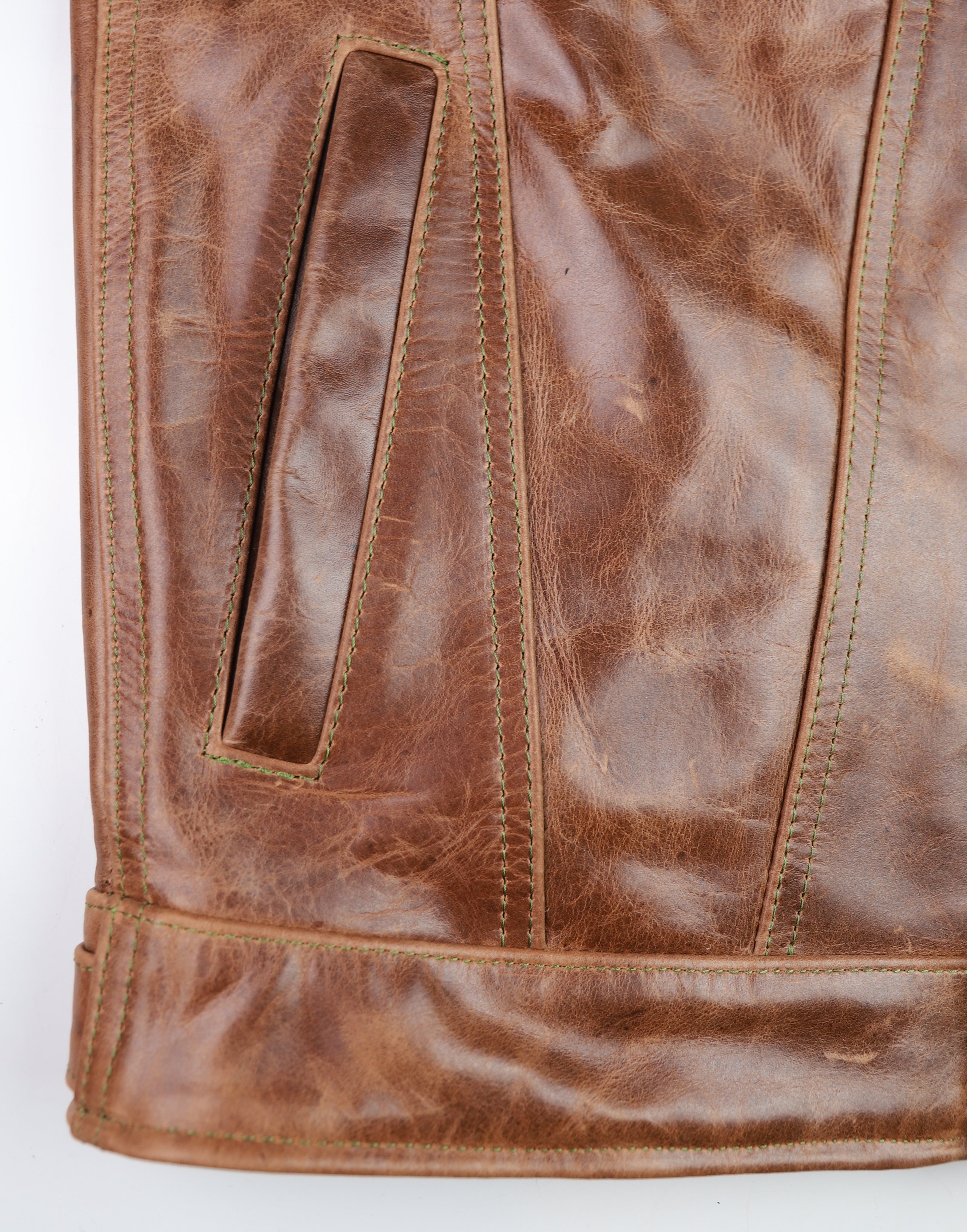 Vanson Maverick II, Whiskey Roma Cowhide, size 40