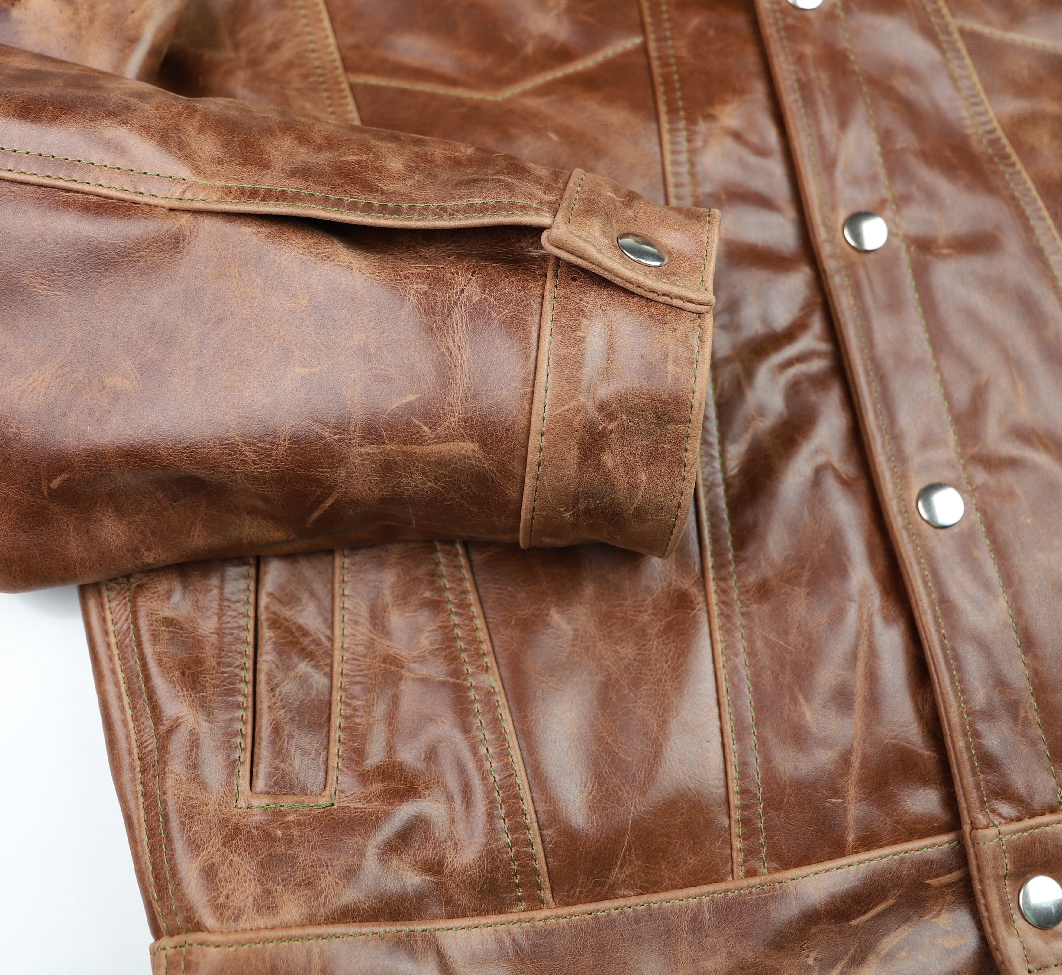 Vanson Maverick II, Whiskey Roma Cowhide, size 44