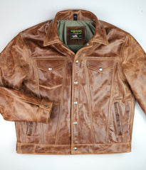 Vanson Maverick II, Whiskey Roma Cowhide, size 46