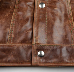 Vanson Maverick II, Whiskey Roma Cowhide, size 40