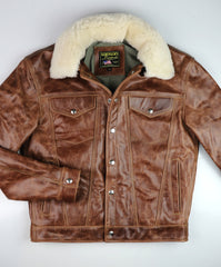 Vanson Maverick II, Whiskey Roma Cowhide, size 40
