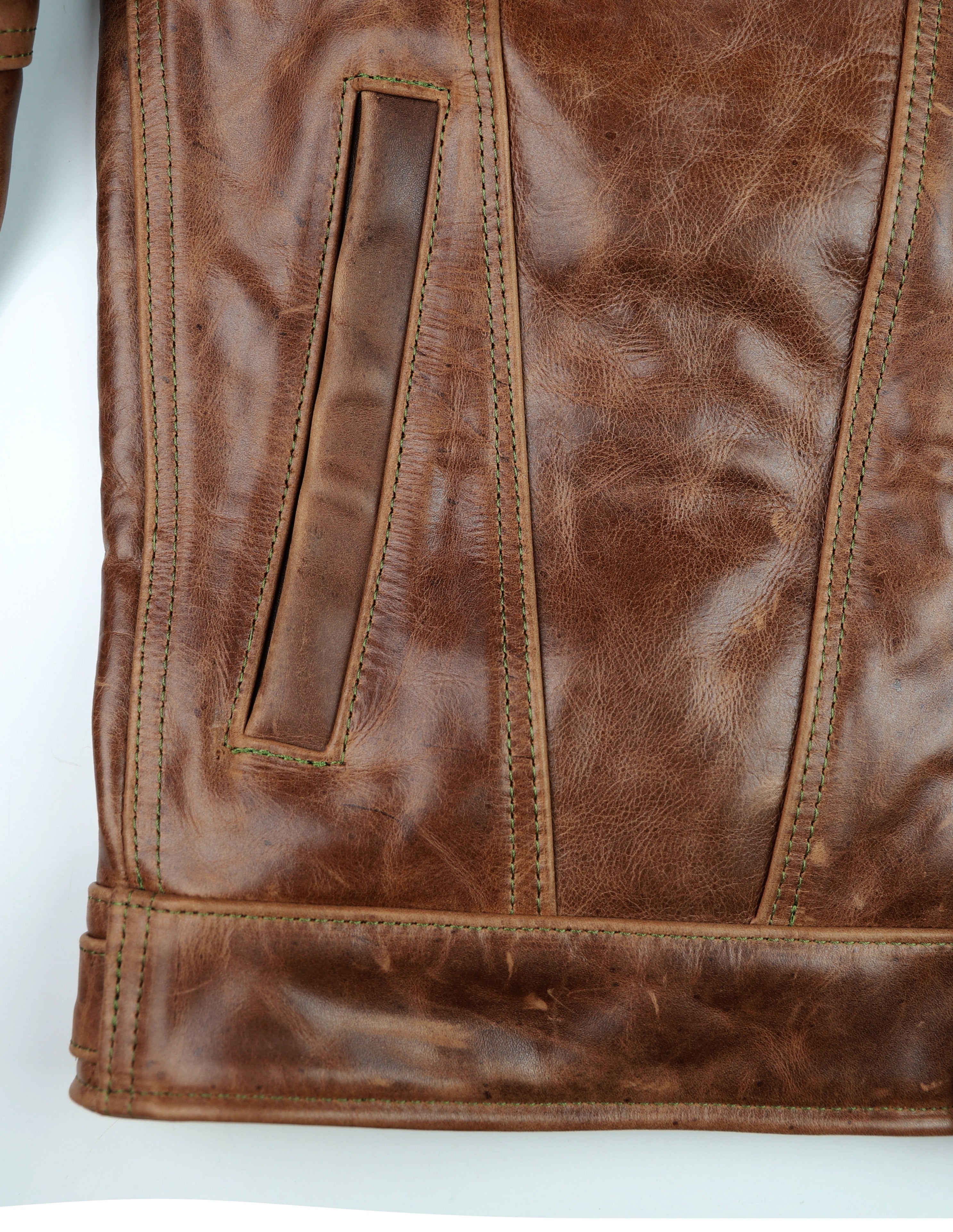 Vanson Maverick II, Whiskey Roma Cowhide, size 40