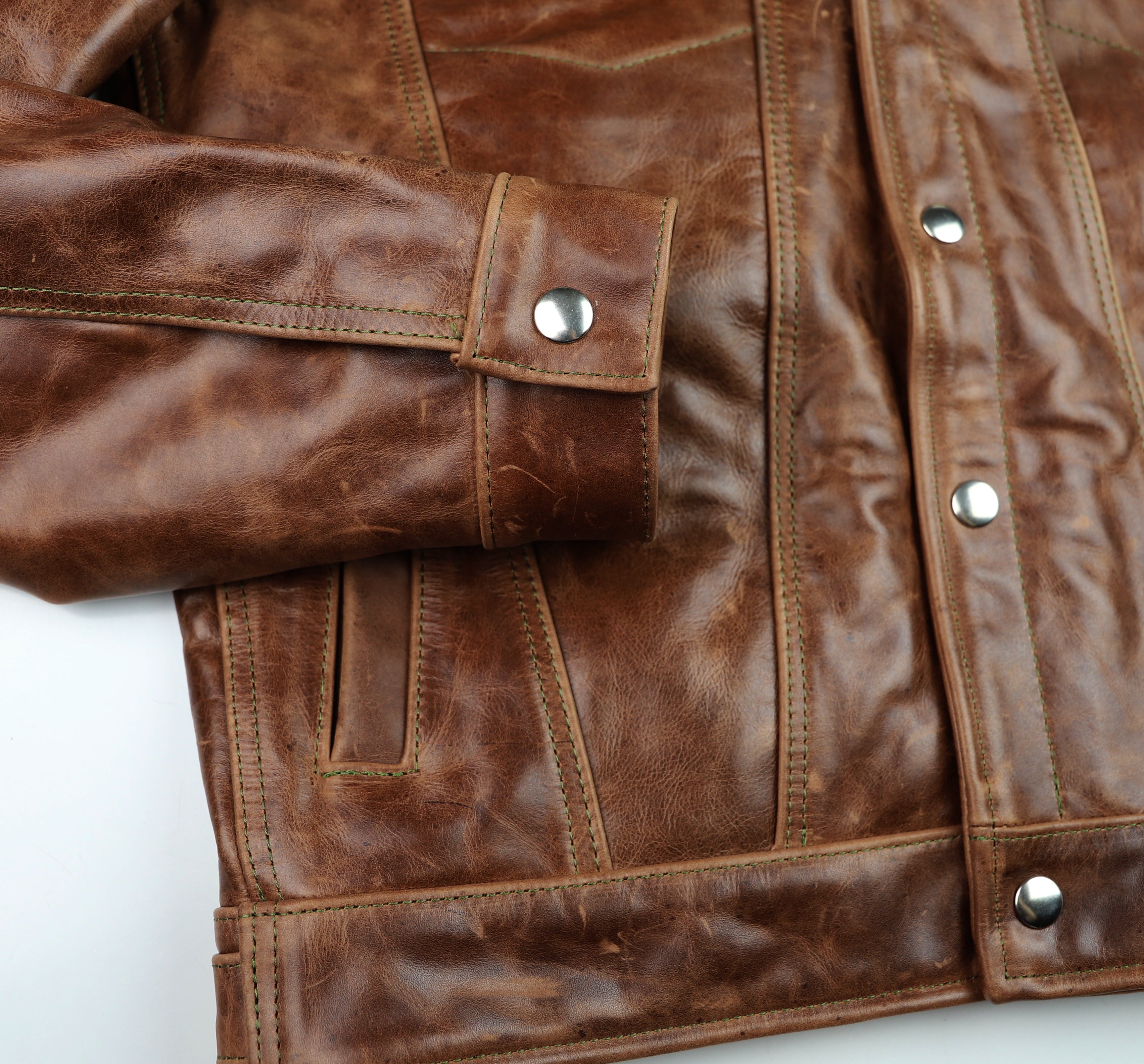 Vanson Maverick II, Whiskey Roma Cowhide, size 40