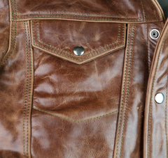 Vanson Maverick II, Whiskey Roma Cowhide, size 40