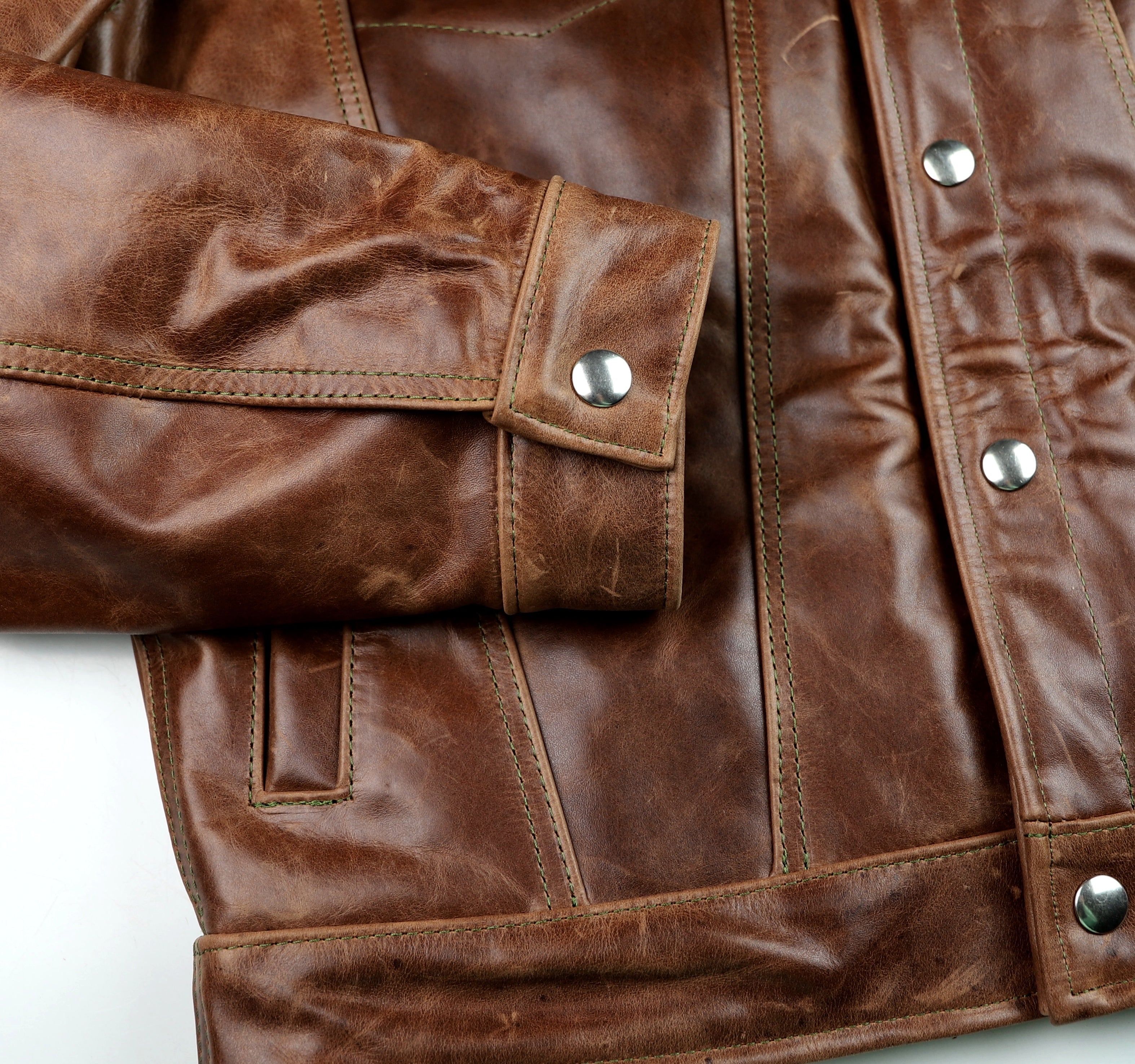 Vanson Maverick II, Whiskey Roma Cowhide, size 42