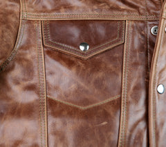 Vanson Maverick II, Whiskey Roma Cowhide, size 44