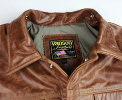 Vanson Maverick II, Whiskey Roma Cowhide, size 44