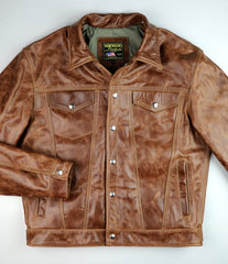 Vanson Maverick II, Whiskey Roma Cowhide, size 44
