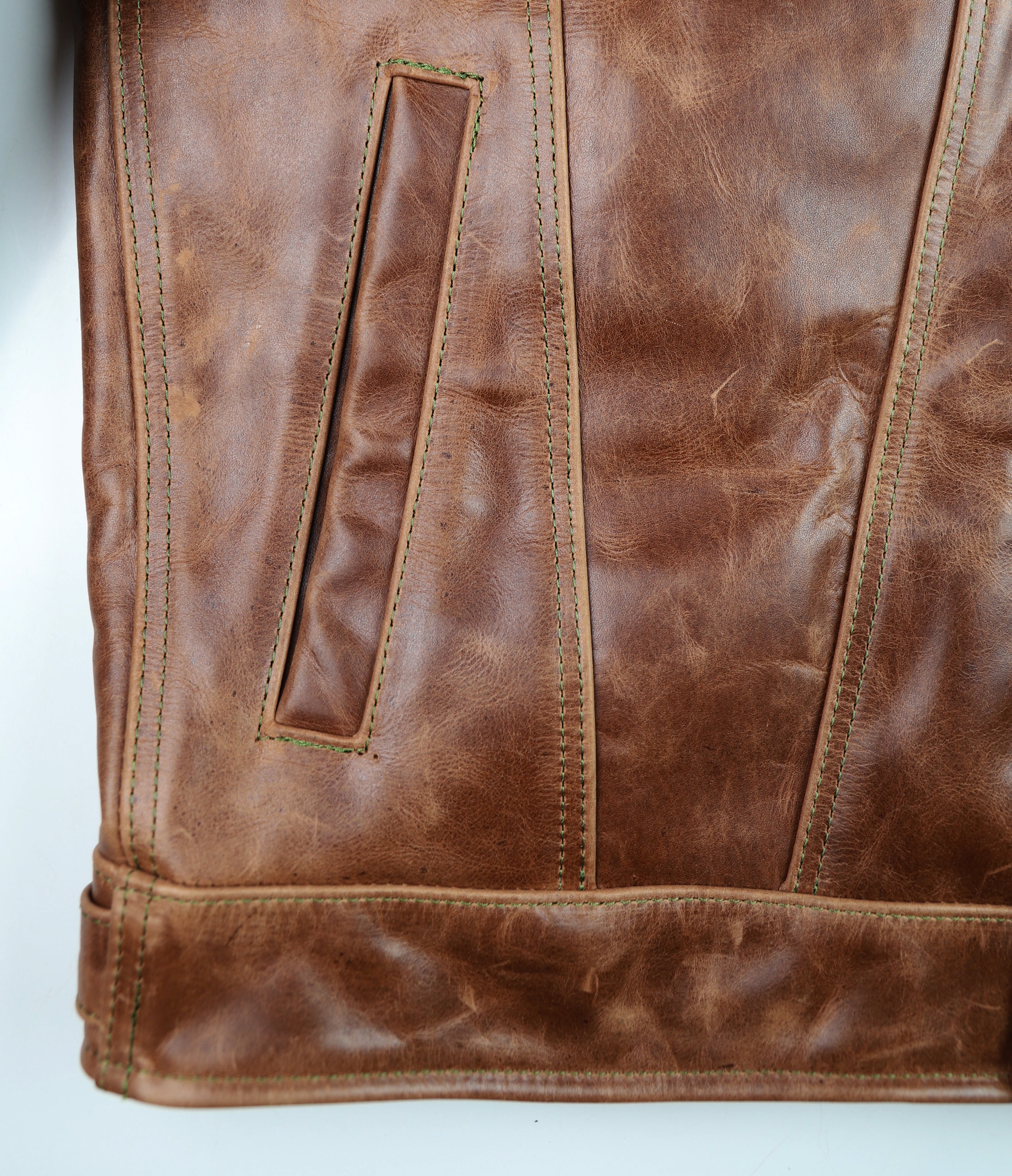 Vanson Maverick II, Whiskey Roma Cowhide, size 44