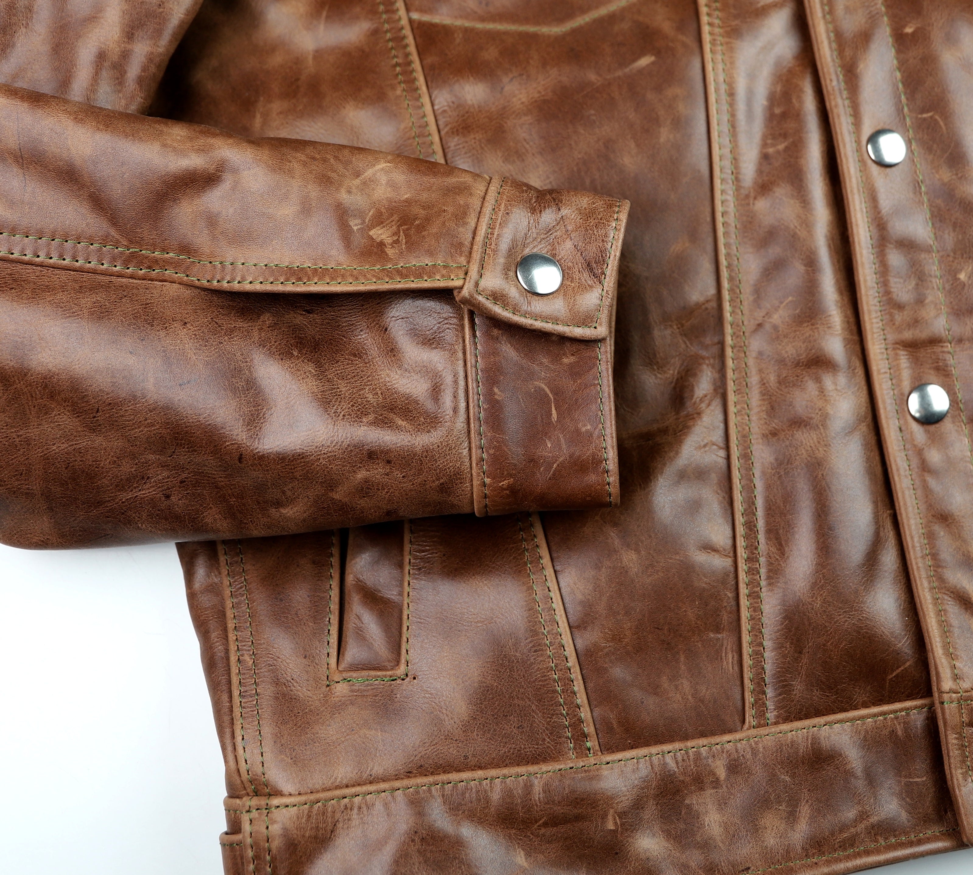 Vanson Maverick II, Whiskey Roma Cowhide, size 44