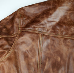 Vanson Maverick II, Whiskey Roma Cowhide, size 44