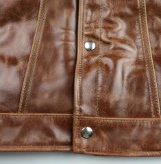 Vanson Maverick II, Whiskey Roma Cowhide, size 46