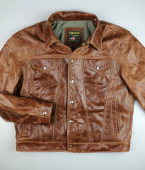 Vanson Maverick II, Whiskey Roma Cowhide, size 46