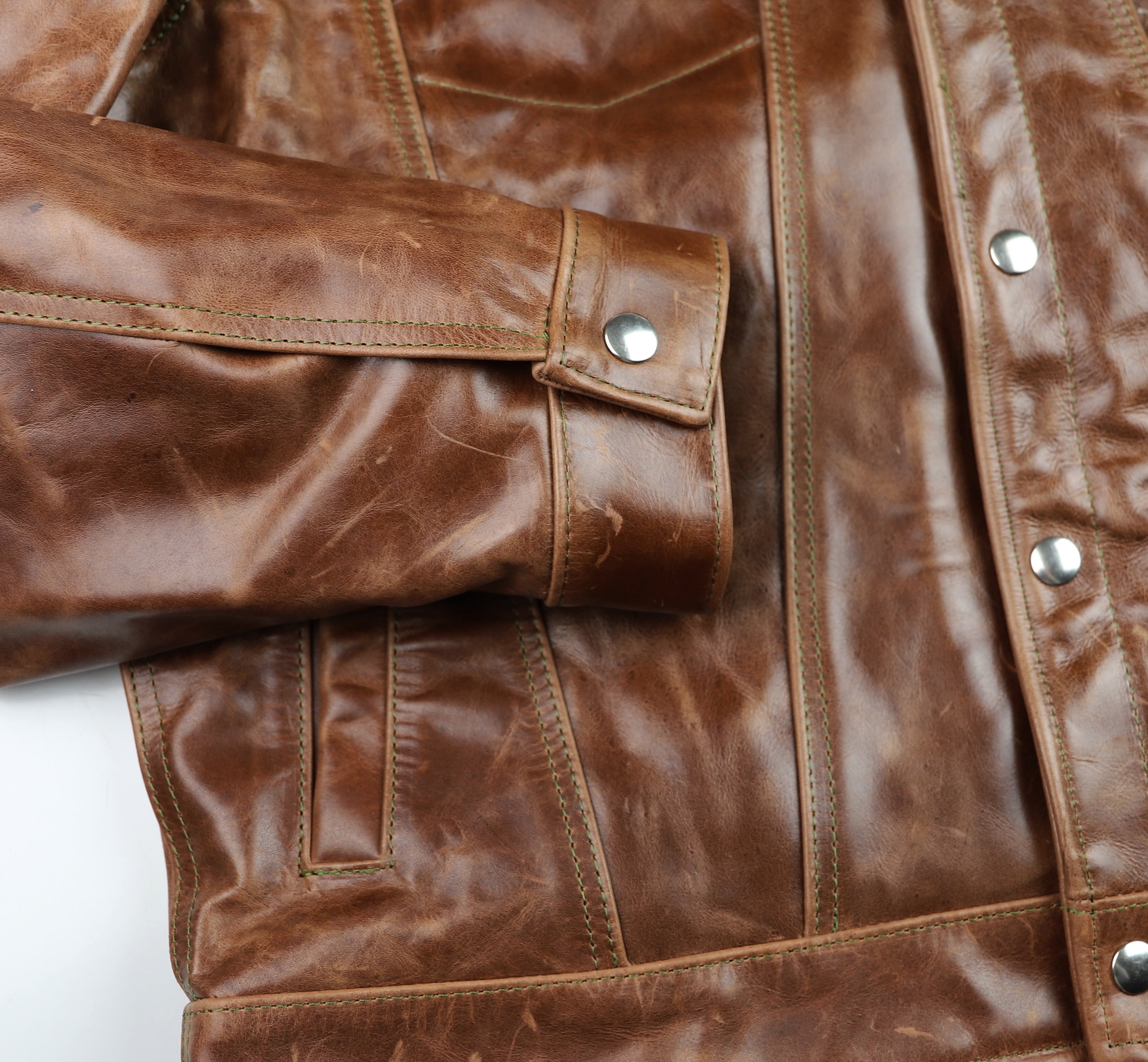 Vanson Maverick II, Whiskey Roma Cowhide, size 46