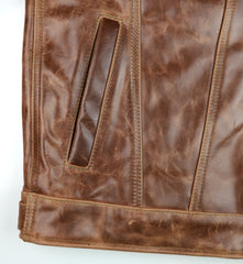 Vanson Maverick II, Whiskey Roma Cowhide, size 46