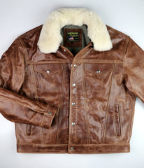 Vanson Maverick II, Whiskey Roma Cowhide, size 48