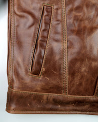 Vanson Maverick II, Whiskey Roma Cowhide, size 48