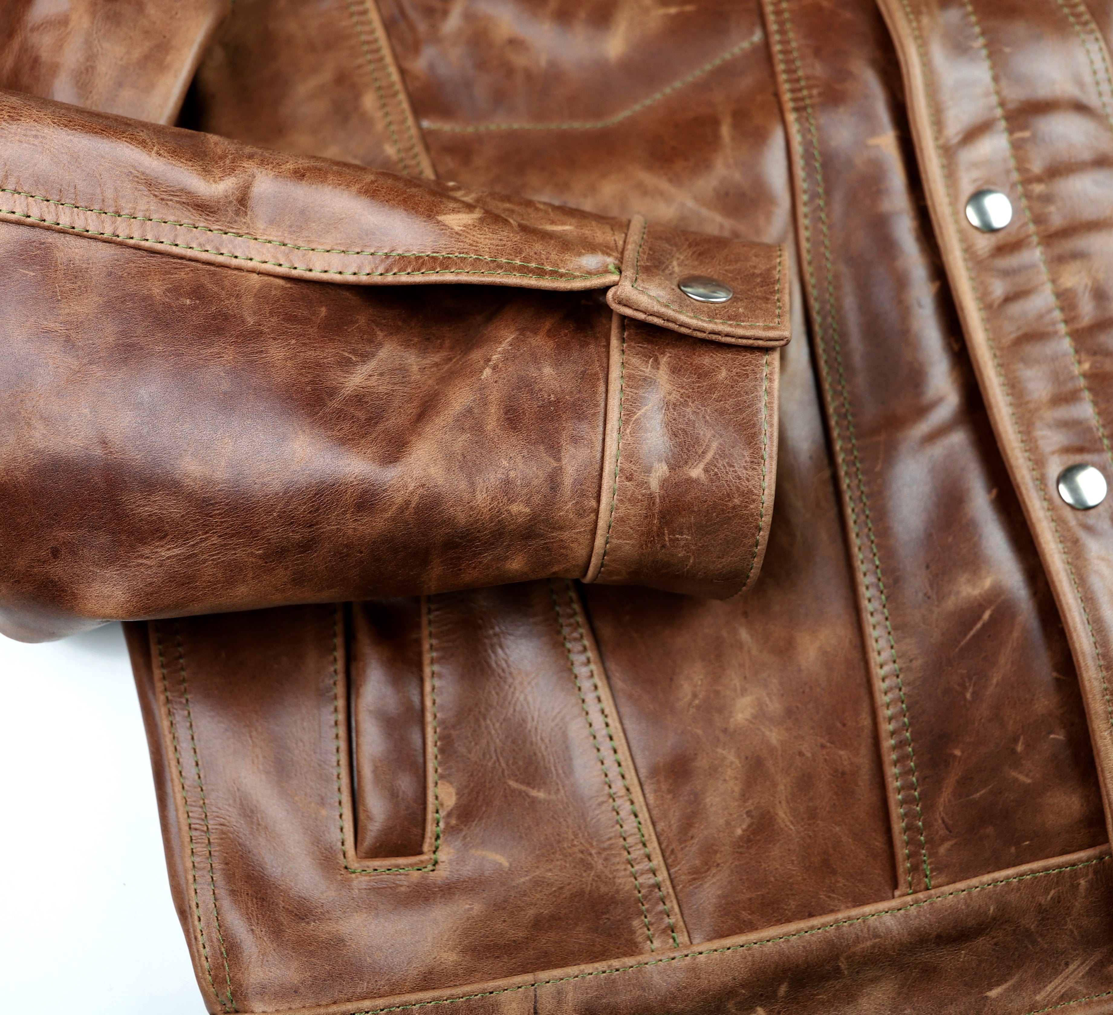 Vanson Maverick II, Whiskey Roma Cowhide, size 48