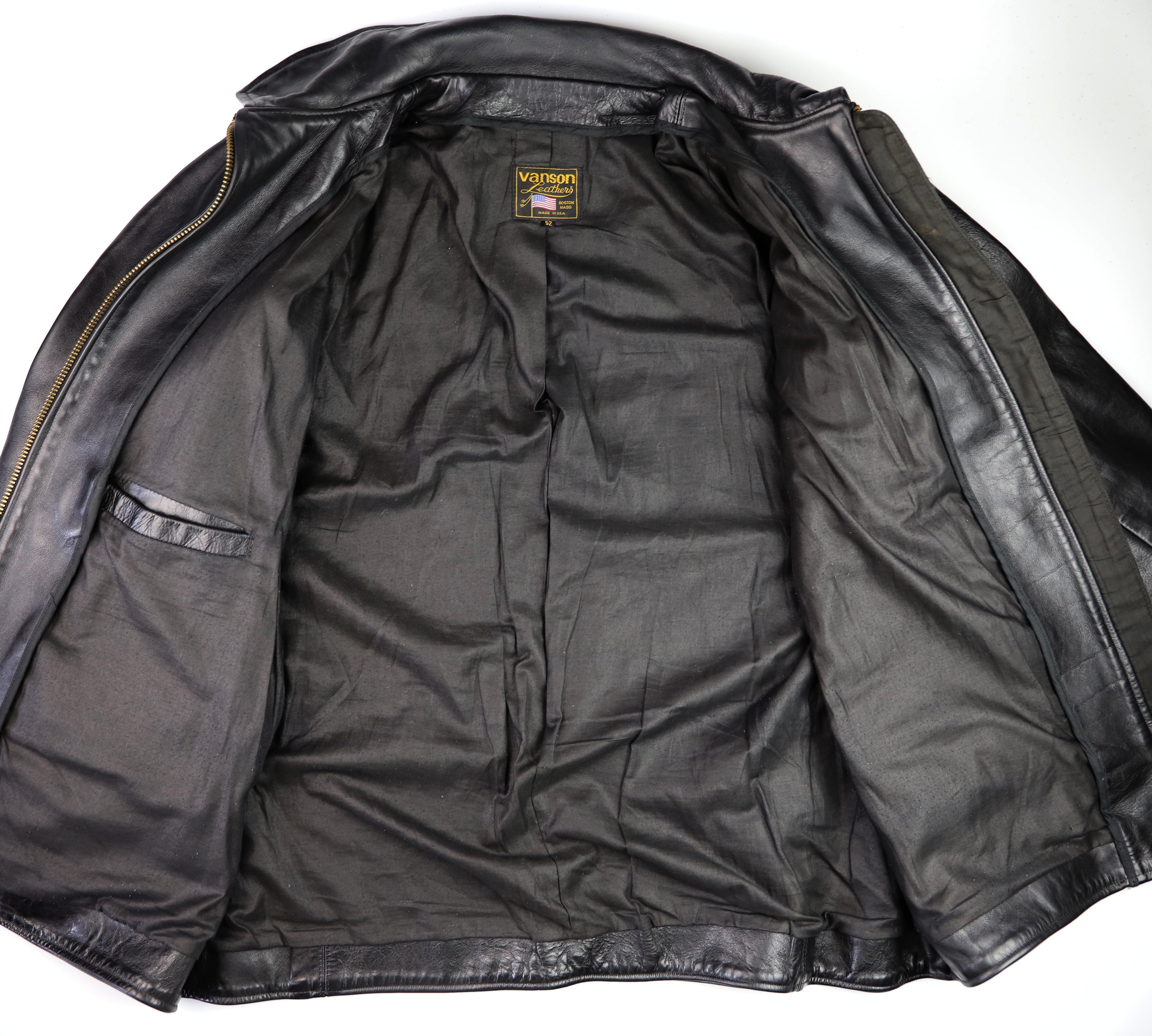 Vanson Model J, size 52, Gently Worn