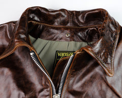 Vanson Oxford, size 46, Dark Hickory Vancouver Cowhide