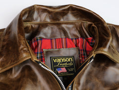 Vanson Slimfit Oxford, Dark Maple Bainbridge, size 38