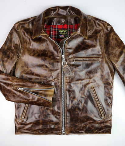 Vanson Oxford, Dark Maple Bainbridge, size 42