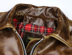 Vanson Slimfit Oxford, Dark Maple Bainbridge, size 42