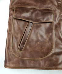 Vanson Woodway, Brandy Roma Cowhide, size 44