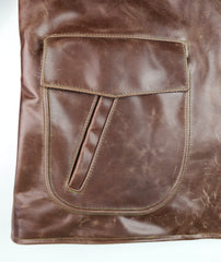 Vanson Woodway, Brandy Roma Cowhide, size 46