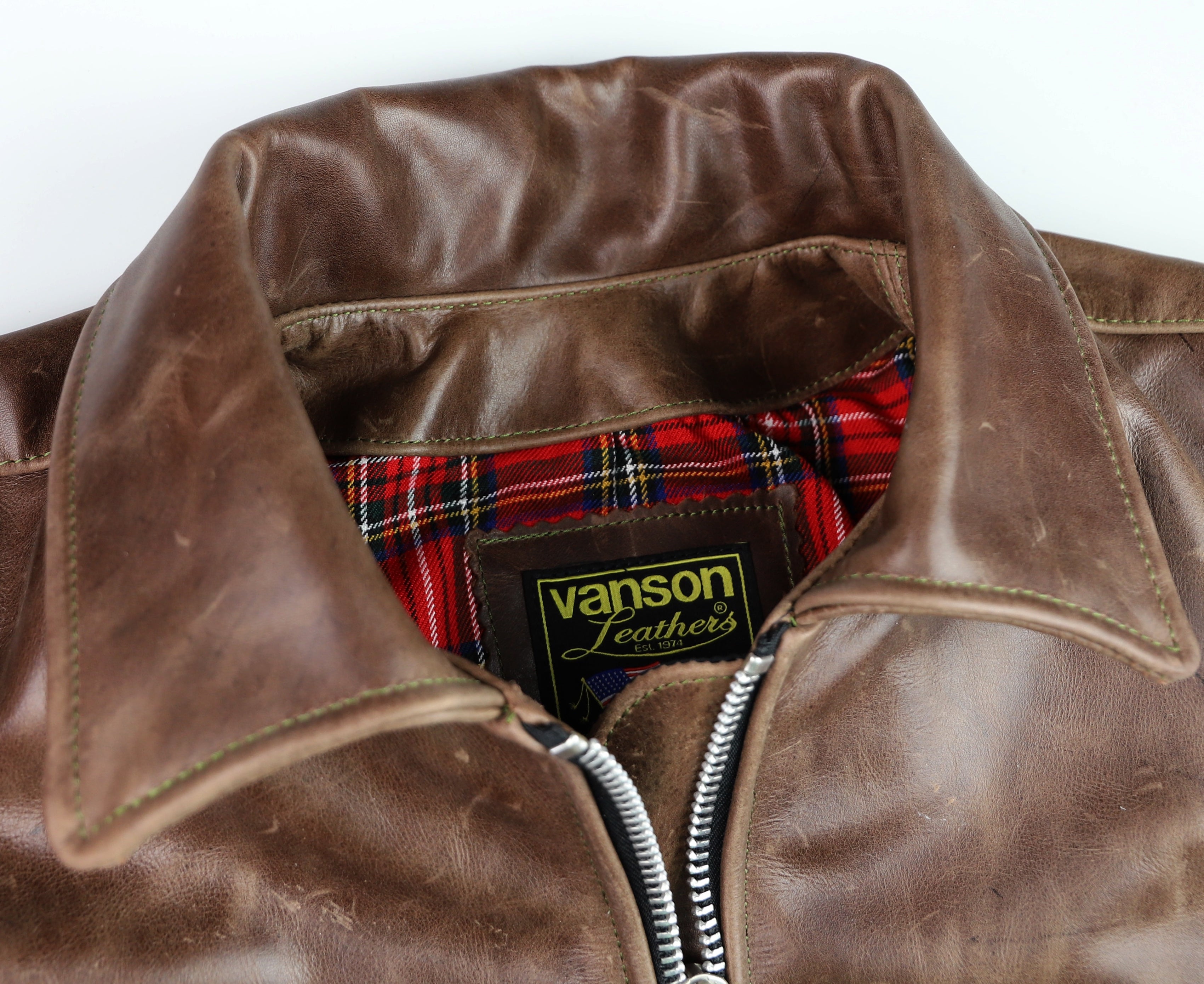 Vanson Woodway, Brandy Roma Cowhide, size 46