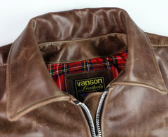 Vanson Woodway, Brandy Roma Cowhide, size 46