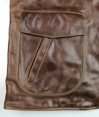 Vanson Woodway, Brandy Roma Cowhide, size 46