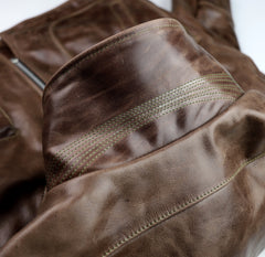 Vanson Woodway, Brandy Roma Cowhide, size 46