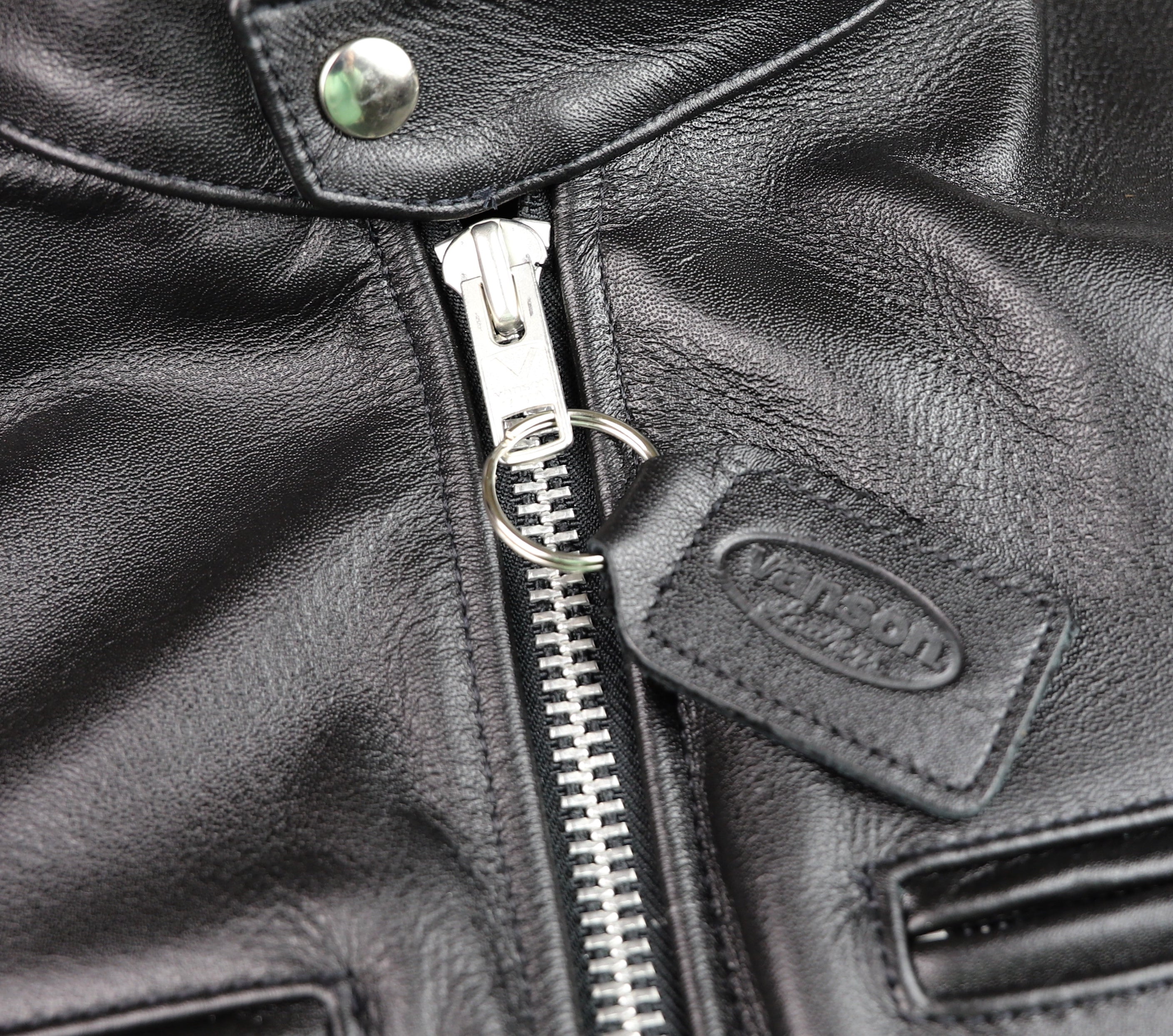 Vanson Comet PLU-3, Black Comp. Weight Cowhide, size 42