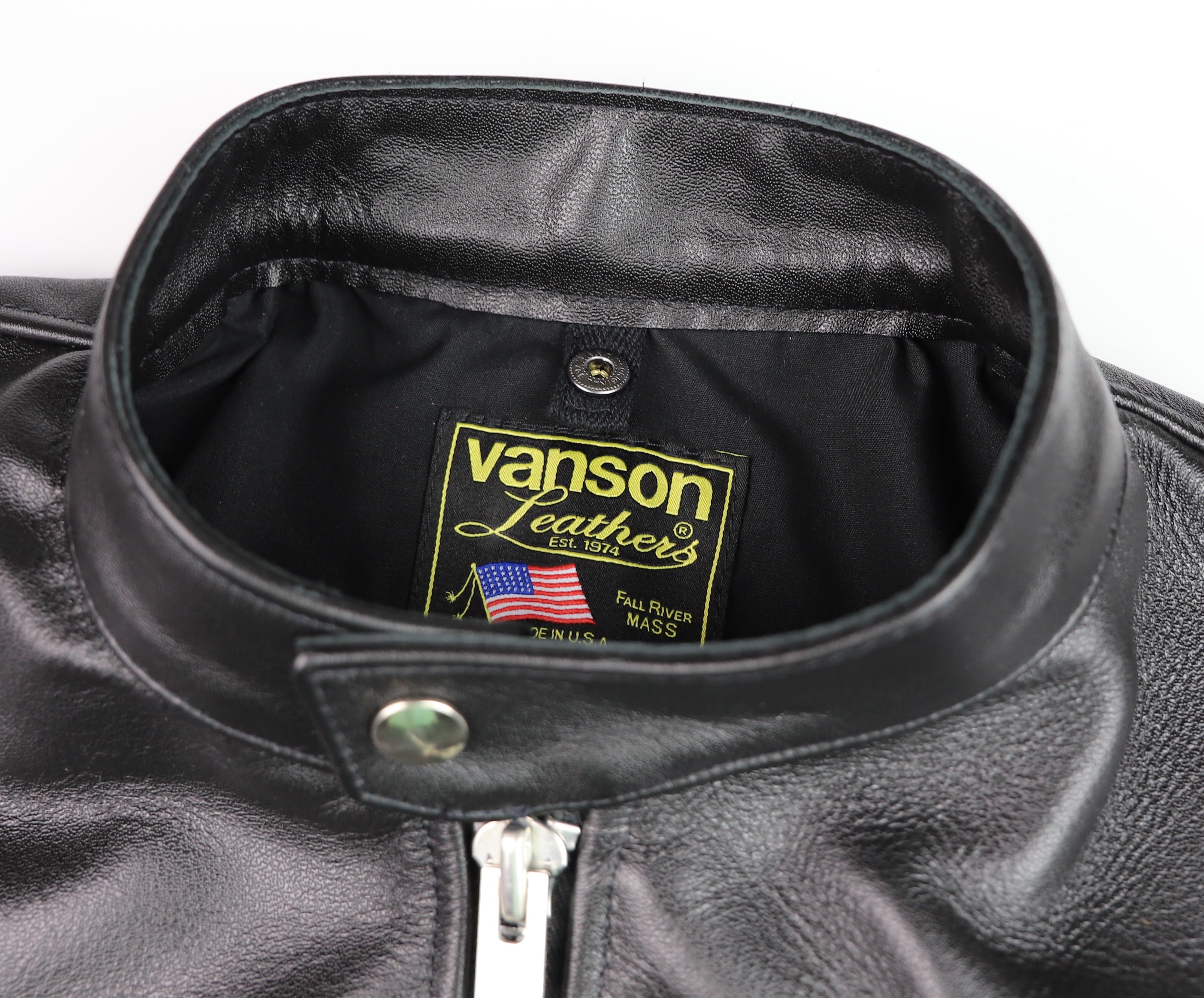 Vanson Comet PLU-3, Black Comp. Weight Cowhide, size 42