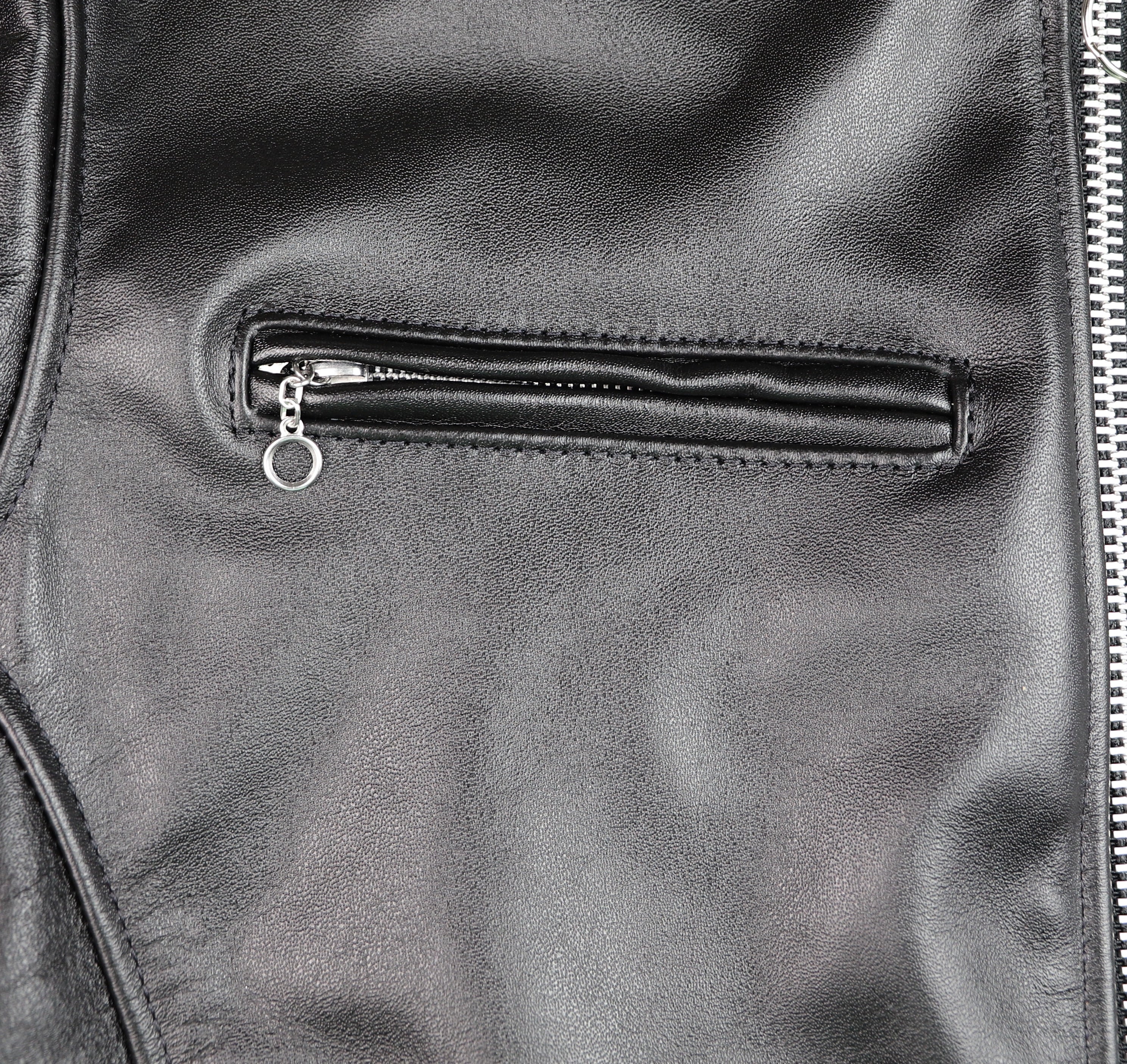 Vanson Comet PLU-3, Black Comp. Weight Cowhide, size 44