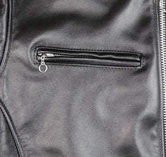 Vanson Comet PLU-3, Black Comp. Weight Cowhide, size 44