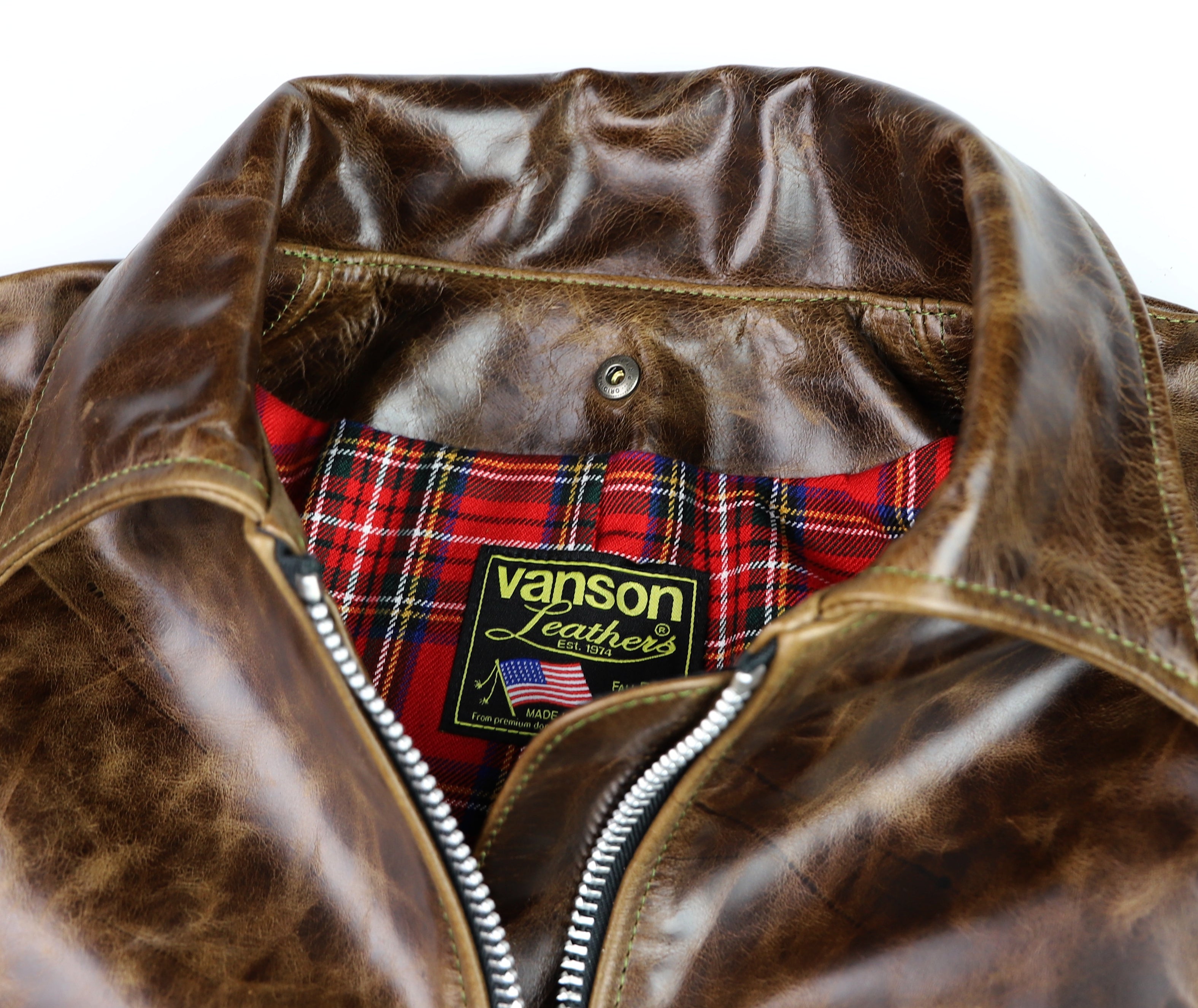 Vanson Oxford, Dark Maple Bainbridge, size 38