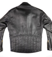 Vintage Cafe Racer Jacket, Black, size Medium