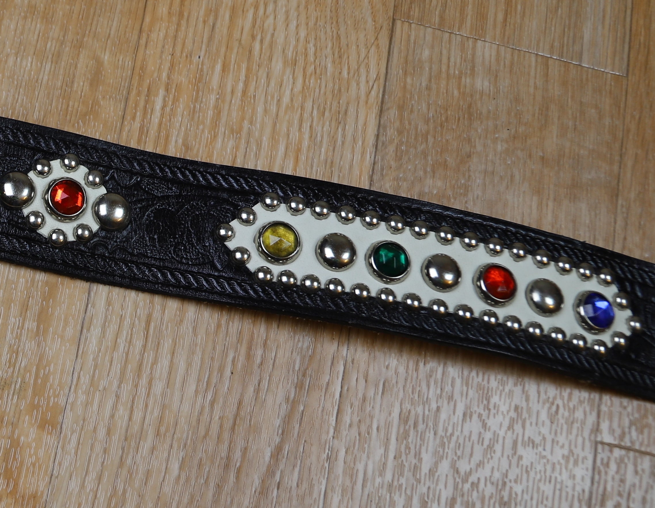 ACE Belt, jeweled, size 36, Black
