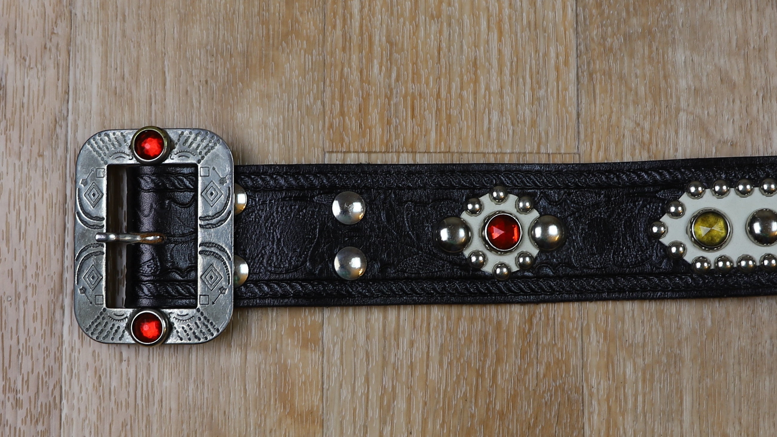 ACE Belt, jeweled, size 36, Black