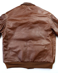 Aero A-2 Military Flight Jacket, size 44, Russet Vicenza Horsehide