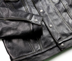 Aero 557XX Type 3 Jean Jacket, size 40, Blackened Brown Vicenza Horsehide